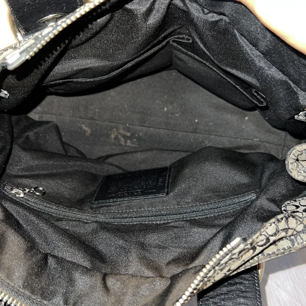 Coach Black Shoulder purse - Picture 10 of 13